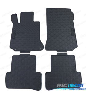 TAPPETINI IN GOMMA MERCEDES CLASSE C W204 S204 07-11 4 PEZZI