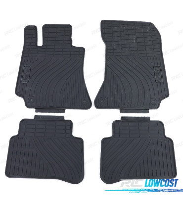 TAPPETINI IN GOMMA MERCEDES CLASSE E W212 09-16 4 PEZZI