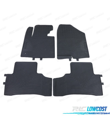TAPPETINI IN GOMMA HYUNDAI SANTA FE 3 DM 12-15 4 PEZZI