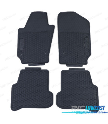 TAPPETINI IN GOMMA SKODA FABIA 3 NJ 14- 4 PEZZI