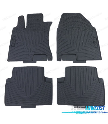 TAPPETINI IN GOMMA NISSAN QASHQAI J10 JJ10 07-16 4 PEZZI