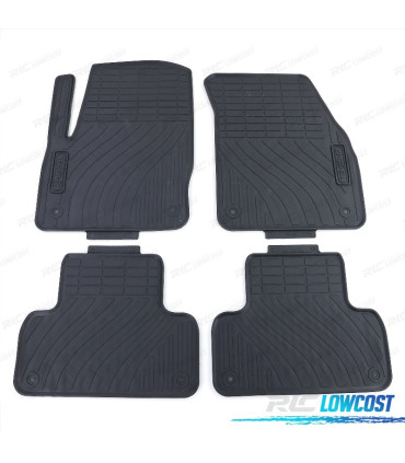 TAPPETINI IN GOMMA PER LAND ROVER RANGE ROVER EVOQUE LV 11- 4 PEZZI