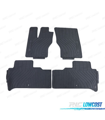 TAPPETINI IN GOMMA PER LAND ROVER RANGE ROVER LW LG LS 11- 4 PEZZI