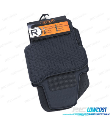 TAPPETINI IN GOMMA VOLKSWAGEN VW POLO 6R 09- 4 PEZZI