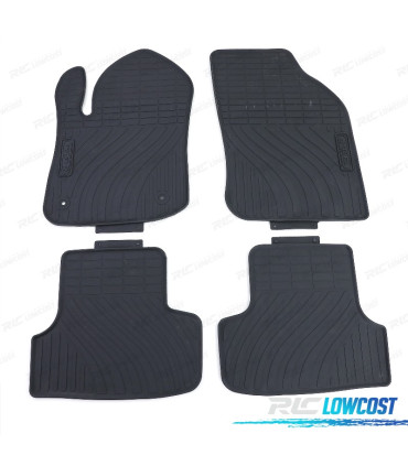 TAPPETINI IN GOMMA PEUGEOT 208 12-19 4 PEZZI