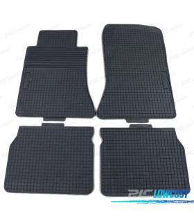 TAPPETINI IN GOMMA MERCEDES CLASSE E W124 84-97 4 PEZZI