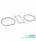 CERCHI QUADRO STRUMENTI VW GOLF 2 83-92 CROMATI
