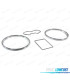 CERCHI QUADRO STRUMENTI PER VOLKSWAGEN VW GOLF 4 95-06 BORA 98-05 CROMO