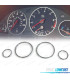 CERCHI QUADRO STRUMENTI PER BMW X5 E53 99-07 E39 95-03 E38 99-07 CROMO