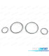 CERCHI QUADRO STRUMENTI PER BMW X5 E53 99-07 E39 95-03 E38 99-07 CROMO