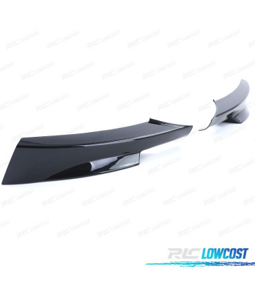 SPLITTER PARAURTI BMW E90 E91 08-12 KIT M NERO LUCIDO
