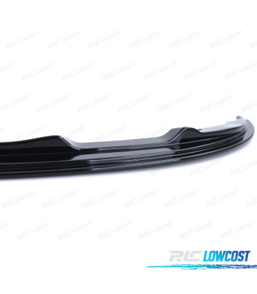 SPOILER LIP PER BMW E90 E91 08-12 PACCHETTO M NERO LUCIDO