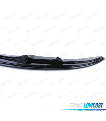 SPOILER LABBRO ANTERIORE BMW E92 E93 06-10 LOOK M NERO LUCIDO