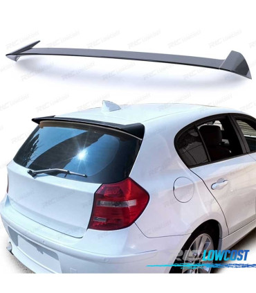 SPOILER ALARE PER BMW E81 E87 04-12 LOOK M PERFORMANCE NERO LUCIDO