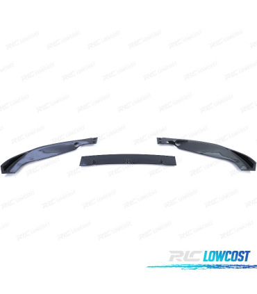SPOILER LABBRO ANTERIORE BMW E46 COUPE LOOK M NERO LUCIDO 99-06