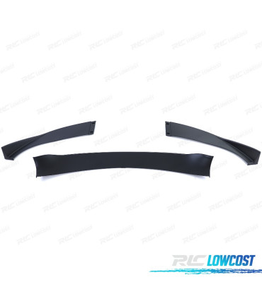SPOILER LIP BMW E60 E61 03-10 KIT M HAMANN LOOK NERO OPACO