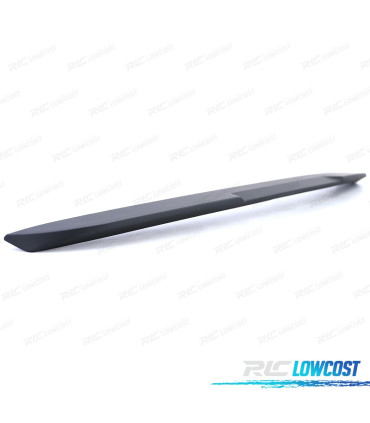 SPOILER ALETTONE PER AUDI A4 B9 SEDAN 15-19 LOOK RS4 NERO OPACO