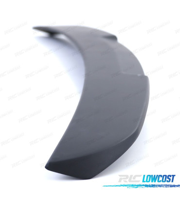 SPOILER ALETTONE PER AUDI A4 B9 SEDAN 15-19 LOOK RS4 NERO OPACO
