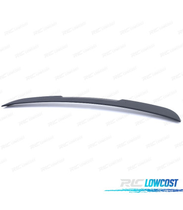 SPOILER ALETTONE PER AUDI A4 B9 SEDAN 15-19 LOOK RS4 NERO OPACO