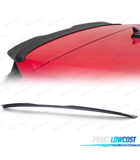 SPOILER ALETTONE PER VOLKSWAGEN VW POLO 5 6R 6C 14-17 NERO LUCIDO