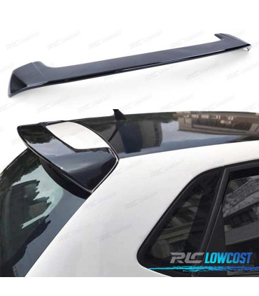SPOILER ALETTONE VOLKSWAGEN VW POLO MK5 09-14 LOOK R LINE NERO LUCIDO