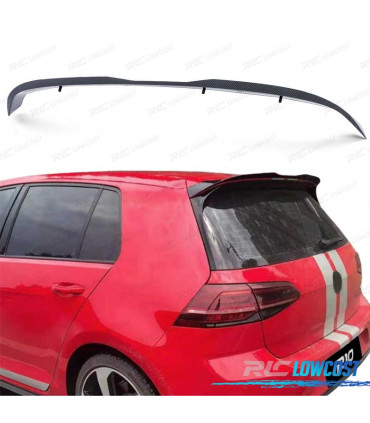 SPOILER ALARE VOLKSWAGEN VW GOLF 7 GTI 13-20 IN CARBONIO