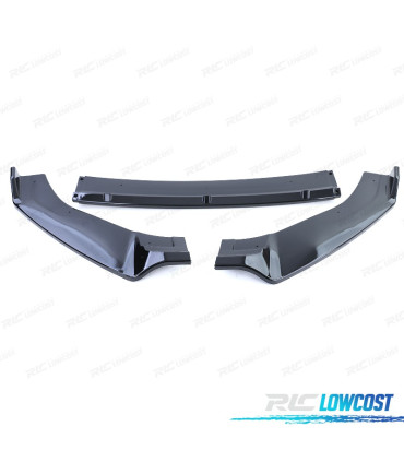 SPOILER LIP VOLKSWAGEN VW GOLF 7 13-20 NERO LUCIDO