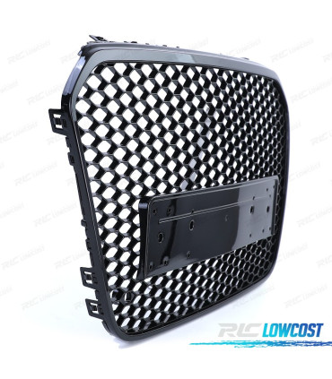 GRIGLIA AUDI A6 C7 4G 10-14 PDC LOOK RS NERO LUCIDO