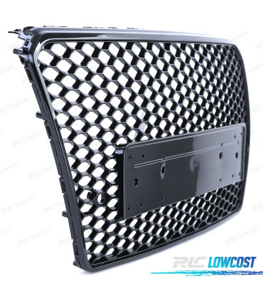 GRIGLIA AUDI A7 C7 4G 10-14 PDC LOOK RS NERO LUCIDO