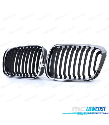 GRIGLIE PER BMW E46 SEDAN TOURING 98-01 ASPECTO M NERO CROMATO