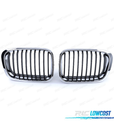 GRIGLIE PER BMW E46 SEDAN TOURING 98-01 ASPECTO M NERO CROMATO
