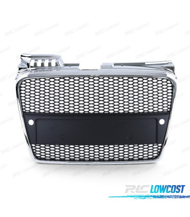 GRIGLIA AUDI A4 B7 04-09 LOOK RS CROMO NERO