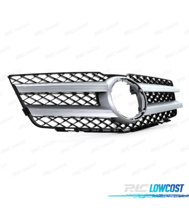 GRIGLIA MERCEDES GLK X204 08-12 LOOK AMG NERO ARGENTO