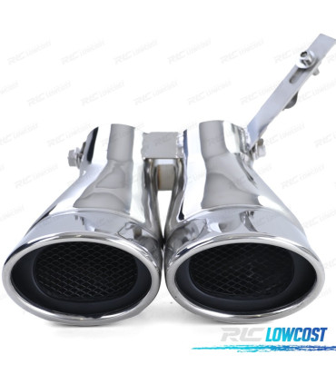 TERMINALE SCARICO MERCEDES CLASSE C W203 00-07 CROMATO