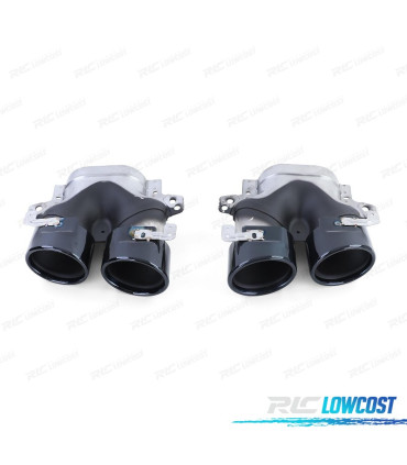 TERMINALI SCARICO MERCEDES CLASSE E W213 16- E53 AMG NERO