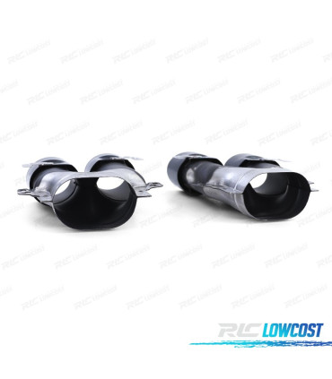 TERMINALI SCARICO MERCEDES CLASSE E W213 16- E53 AMG NERO