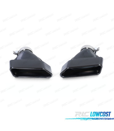 TERMINALI SCARICO BMW F10 F11 F12 F13 LOOK V8 NERO