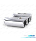 TERMINALI SCARICO BMW E60 E61 E90 E91 E92 E93 F10 F11 F30 F31 F12 F13 LOOK M CROMATO