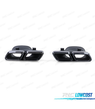 TERMINALI SCARICO MERCEDES CLASSE C W205 14-18 LOOK C63