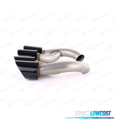 TERMINALI SCARICO PORSCHE CAYENNE 92A 14-17 LOOK GTS NERO