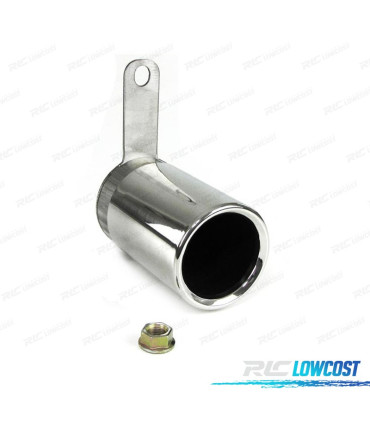 TERMINALE SCARICO POSTERIORE BMW X1 F48 14- TAPPO CIECO CROMATO