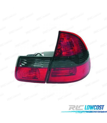 FANALI BMW E46 TOURING 98-05 ROSSO AFFUMICATO