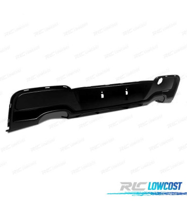 DIFFUSORE PER BMW F20 F21 11-15 LOOK M-PERFORMANCE DOPPIE USCITE 2 LATI