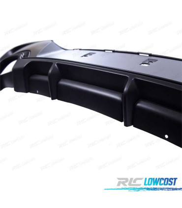 DIFFUSORE BMW F20 F21 11-15 LOOK M PERFORMANCE DOPPIE USCITE