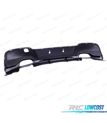 DIFFUSORE BMW F20 F21 11-15 LOOK M PERFORMANCE DOPPIE USCITE