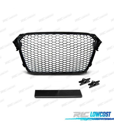 GRIGLIA PER AUDI A4 B8 11-15 NERO LUCIDO PDC