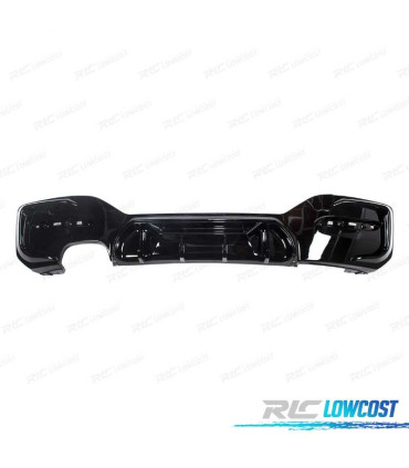DIFFUSORE BMW F20 LCI 15- LOOK COMPETITION NERO LUCIDO