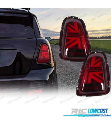 FANALI A LED MINI COOPER R56 R57 07-14 ROSSO