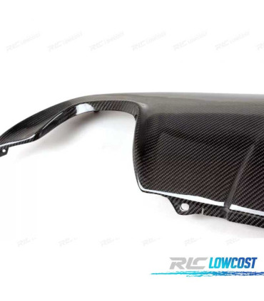 DIFFUSORE BMW E60 03-10 LOOK M DOPPIA USCITA CARBONIO