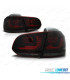 FANALI VOLKSWAGEN VW GOLF 6 08- LED ROSSO AFFUMICATO